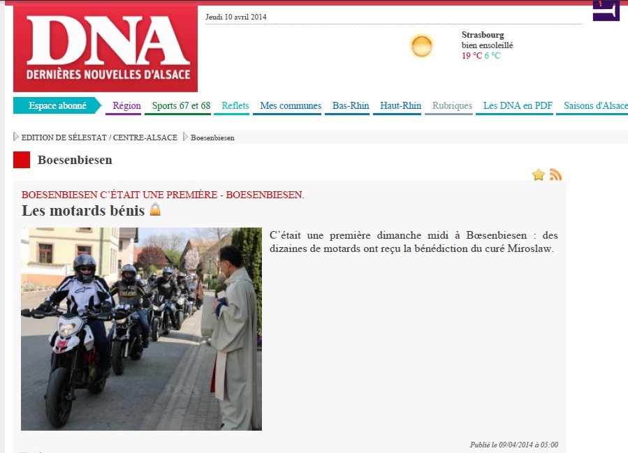 2014 04 10 DNA bénédiction motos Boesenbiesen